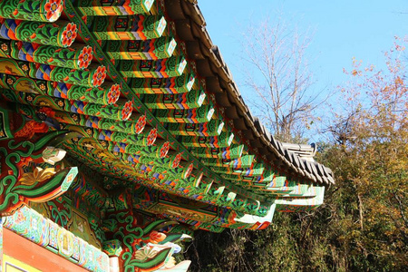 韩国古典建筑的传统屋顶