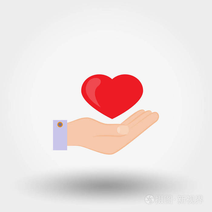 慈善 仁慈图标.矢量.平