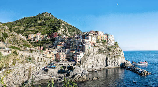 Manarola, 五渔村, 全景鸟瞰图