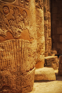 卡纳克神庙古底比斯的大殿。 埃及