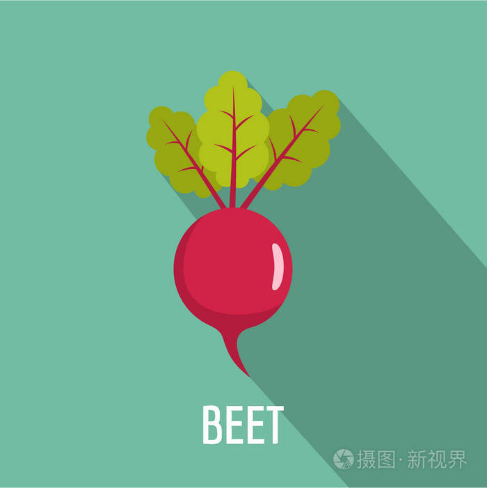 甜菜图标, 扁平型插画-正版商用图片10kjkk-摄图新视界