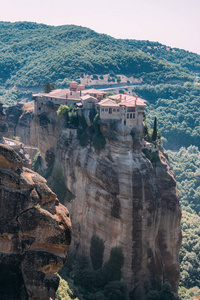 希腊的流星修道院。瓦拉姆修道院，Meteora第二大修道院