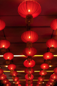 节日装饰品红色中国东方纸灯笼