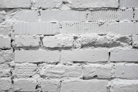旧的白色砖墙作为背景
