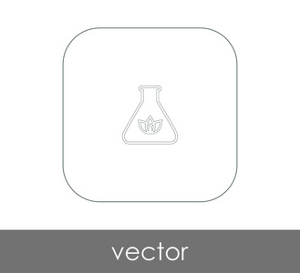 网页设计及应用的烧瓶图标