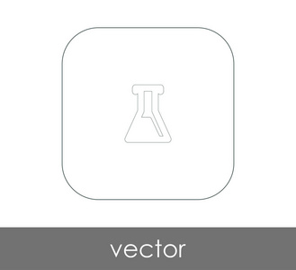 网页设计及应用的烧瓶图标
