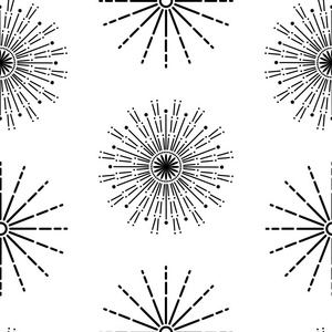 烟花灵感无缝图案