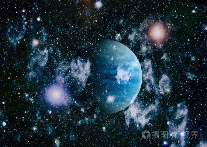 五彩缤纷的深空. 宇宙概念背景. 由美国宇航局提供的这幅图像的元素