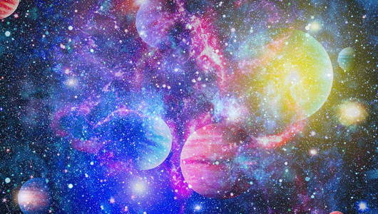 恒星场在遥远的地球上许多光年。 由美国宇航局提供的这幅图像的元素