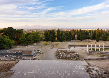 古斯岛希腊的阿斯克莱皮翁遗址，一座专门为医学之神阿斯克莱皮乌斯建造的庙宇