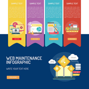 网页维护信息设计图片