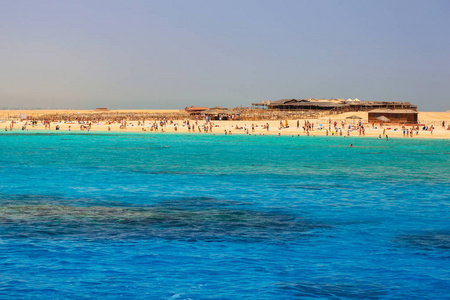 埃及马哈穆亚岛红海泻湖