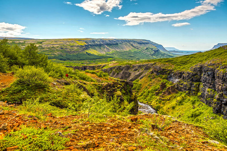 美丽的冰岛自然风景。