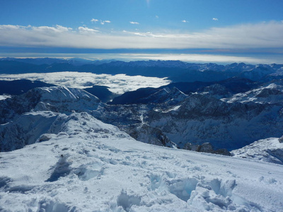 Triglav 国家公园的冬季自然