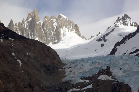 阿根廷冰川国家公园 Poicenot 山