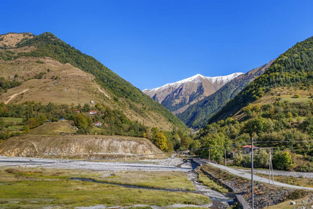 风景与山在佐治亚