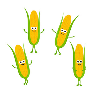 集卡通玉米
