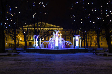 s St. Petersburg. Fountain.