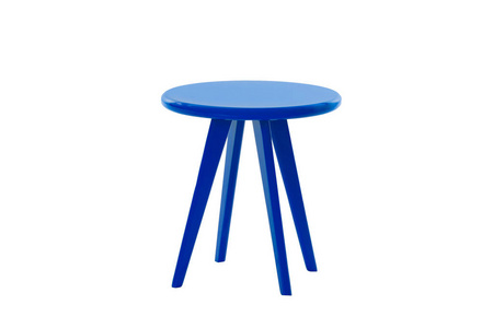 蓝色圆桌