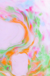多色抽象背景液体多色简约背景流行艺术图案粉彩纹理设计师背景准备颜色离婚牛奶