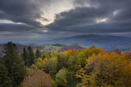 Beskid Sadecki 山脉波兰喀尔巴阡山