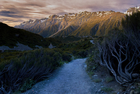 mt.cook 国家公园，新西兰景观