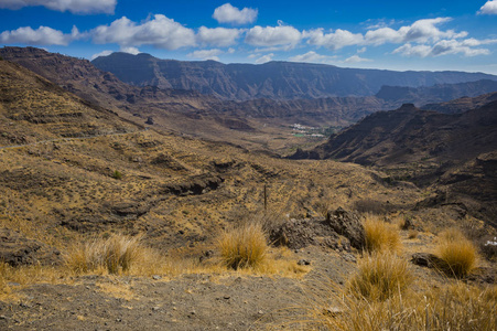 Canari 岛以西的山地景观