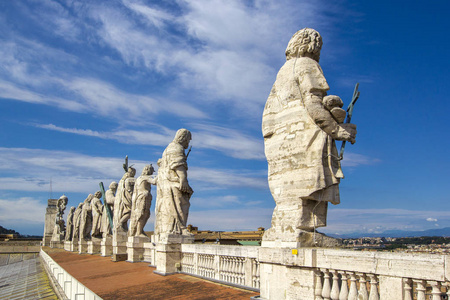 s Basilica  in Vatican City, Rome, Italy, back view