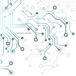 电路板技术背景。 矢量图。 每股收益10。