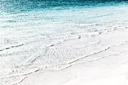 在澳大利亚，怀特森第岛的海滩就像天堂的概念，放松一下