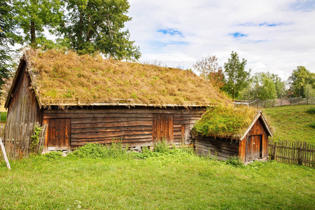 奥斯陆挪威的传统木制农舍。