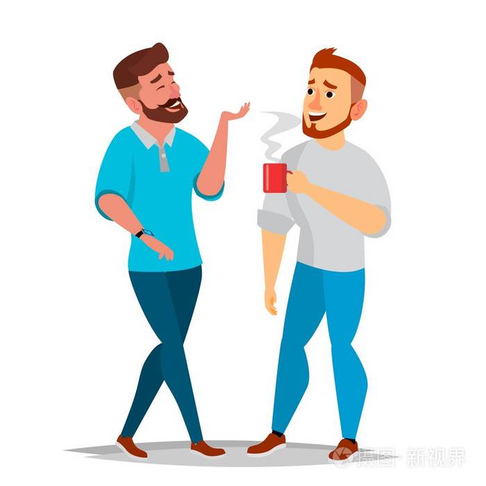 孤立的平面卡通插图