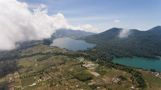 湖在山, 海岛巴厘岛, 印度尼西亚