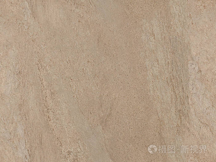 天然砂色米色无缝石材纹理贴面石膏背景.