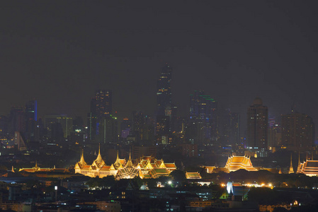 泰国曼谷城市大皇宫和卧佛寺