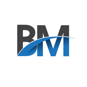 BM字母标志，为您的业务和公司的初始标志标识
