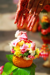 充满文化和传统的印度婚礼图片