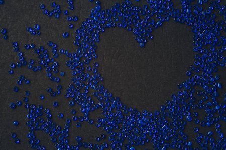 s blue beads
