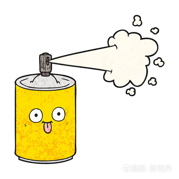 卡通气溶胶喷雾罐