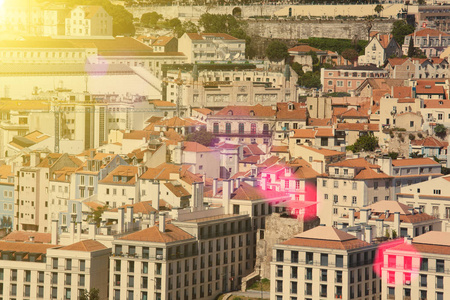 里斯本古老的城市，葡萄牙的美丽景色