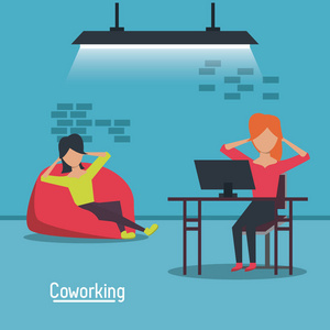 商务 coworking 办公室