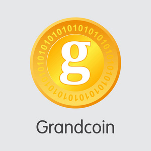 Grandcoin 加密货币矢量交易符号