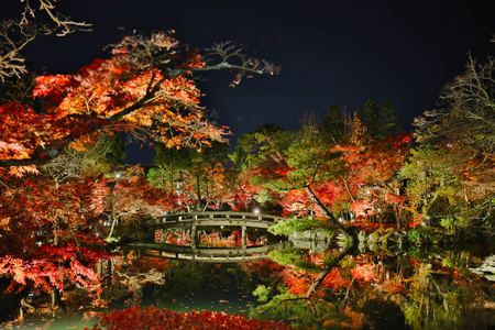 秋季的艾坎多寺之夜