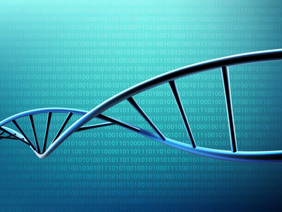 数字插图 Dna 链