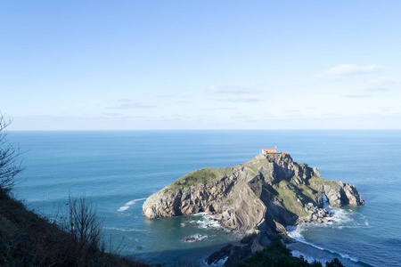 圣胡安 de Gaztelugatxe 景区景观