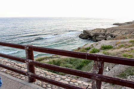 阿曼海滩的海景或海景, 深水与岩石, 美丽的壁纸和背景, 自然和水, 鱼和水