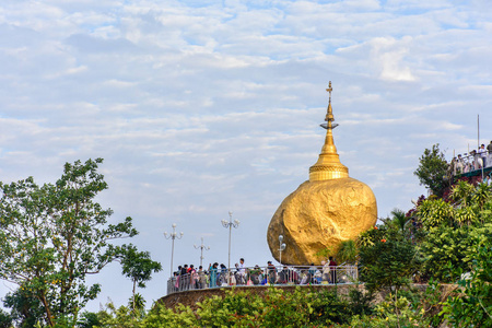 金岩塔, Kyaik Htee Yoe, 星期一状态, 缅甸, 1-2