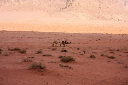 观约旦沙漠景观.