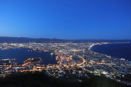 日本北海道函馆著名夜景