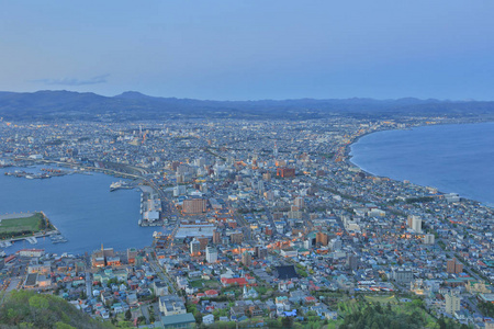 日本北海道函馆著名夜景